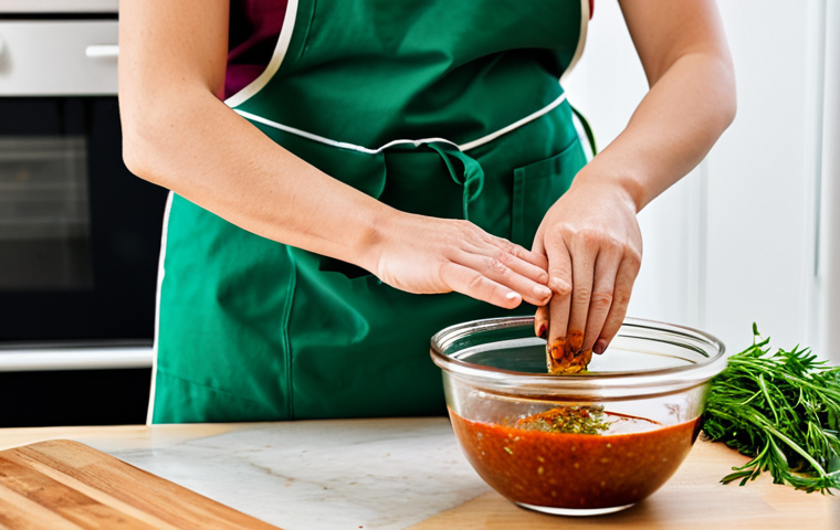 이색피크닉 바베큐 그릴 팁 - **Image Prompt 1: Gourmet Picnic Scene**
    "A beautifully arranged picnic scene in a lush park set...