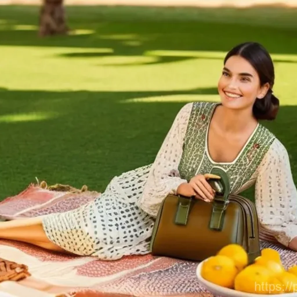 이색피크닉 핸드메이드 가방 - **"O Charme Inigualável da Exclusividade Artesanal" (The Unrivaled Charm of Artisanal Exclusivity):*...