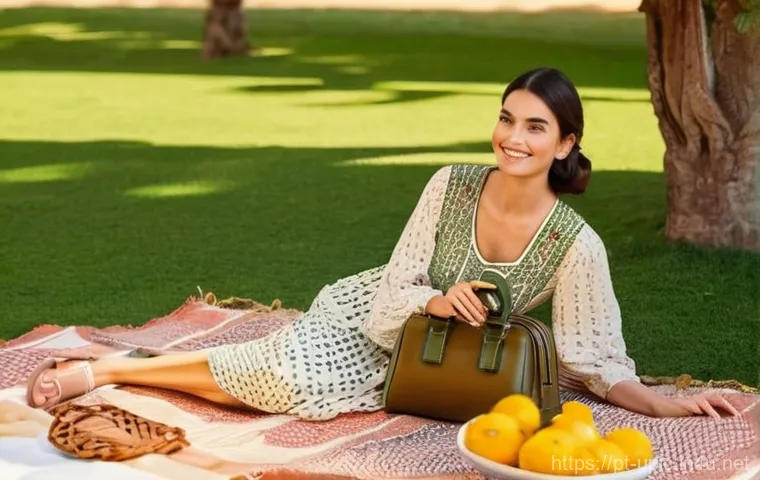 이색피크닉 핸드메이드 가방 - **"O Charme Inigualável da Exclusividade Artesanal" (The Unrivaled Charm of Artisanal Exclusivity):*...