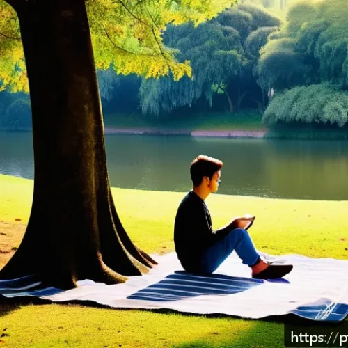 Home 31 이색피크닉 조용한 장소에서의 명상 - A peaceful urban park scene in São Paulo's Ibirapuera Park featuring a secluded clearing surrounded ...